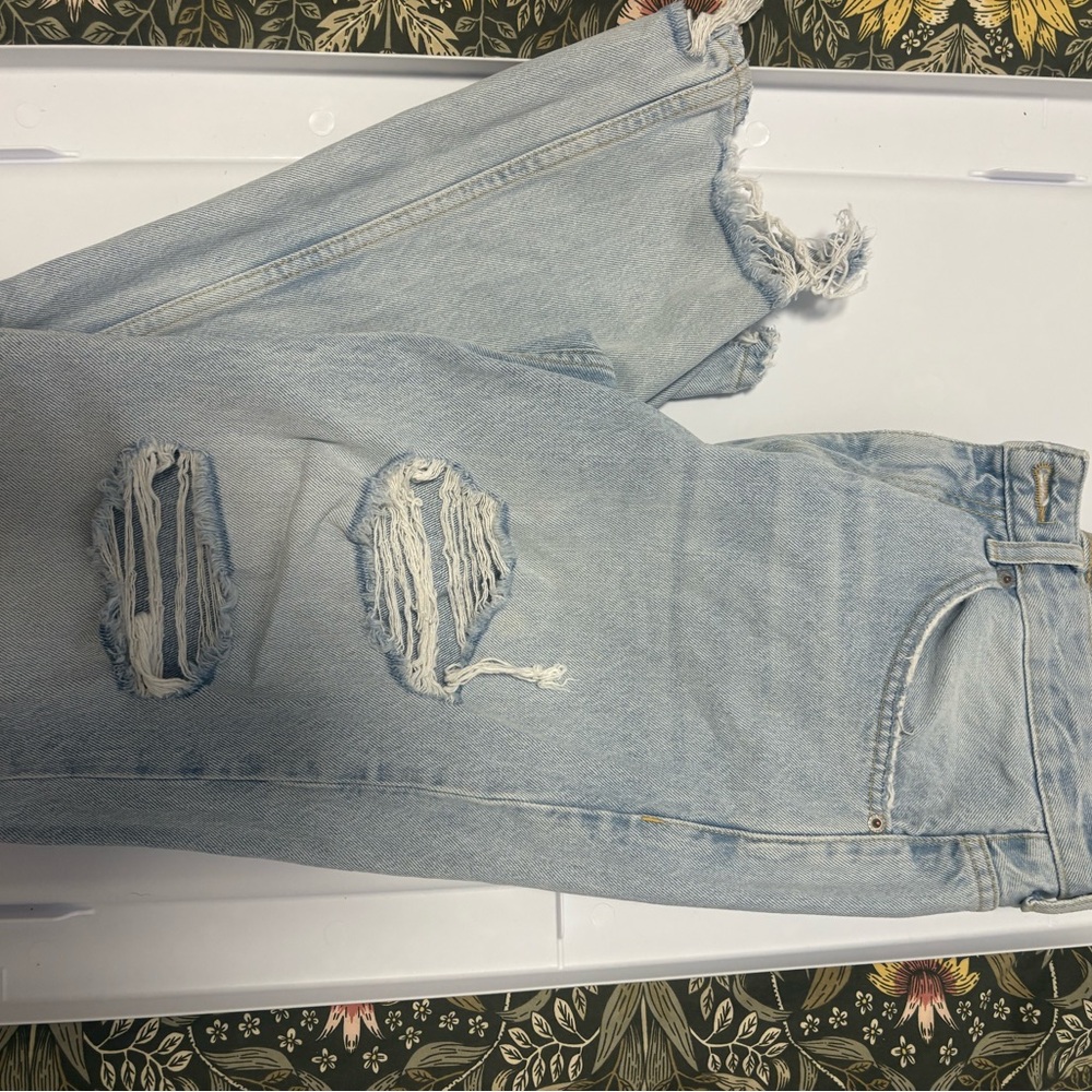 Bershka ripped jeans